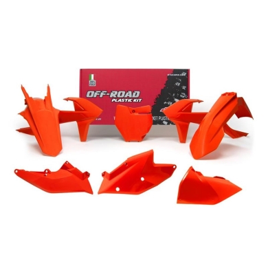 Rtech Plastikkit für KTM SX/SXF 16-18  Neon Orange 6-teilig Abverkauf