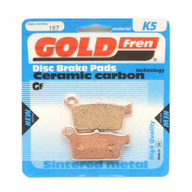 GOLDFREN K5 Bremsbeläge hinten für Yamaha, Kawasaki, Suzuki, Fantic