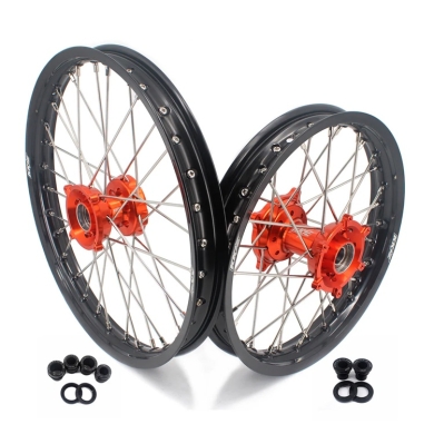 KKE Radsatz für KTM SX 85 25- 19×1.60/16×1.85 Orange