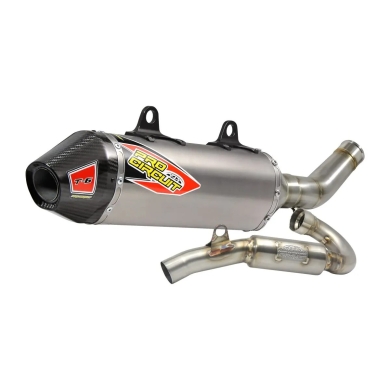 EXHAUST T6 SS/TI/CF HVA 450