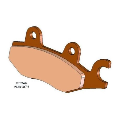 Bremsbeläge vorne Quad Kawasaki 300KLF 06 / Suzuki 500LT / Yamaha 450YFZ 04-05 links