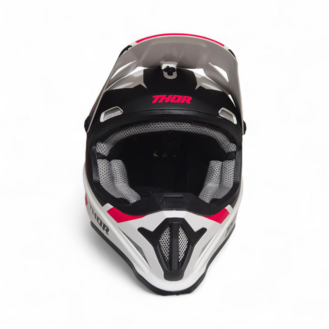 THOR Sector Split MX-Helm – Matte White/Black – Einzelstück Deko – Größe M THOR Sector Split MX-Helm – Matte White/Black – Einzelstück Deko – Größe M 4