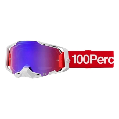 100% Armega Brille – GOGGLE ARMEGA CORBIN rot blau verspiegelt