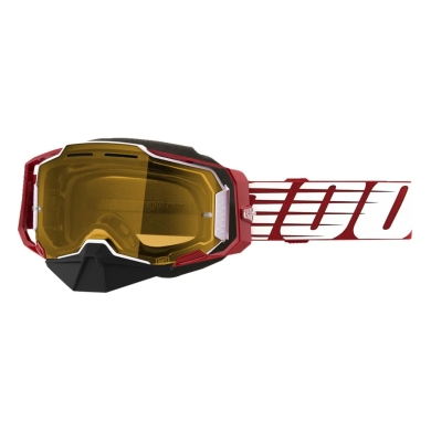 100% Armega Brille – GOGGLE ARMG SN OVRSZD rot gelb