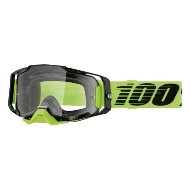 100% Armega Brille – GOGGLE ARMEGA NEON gelb klar