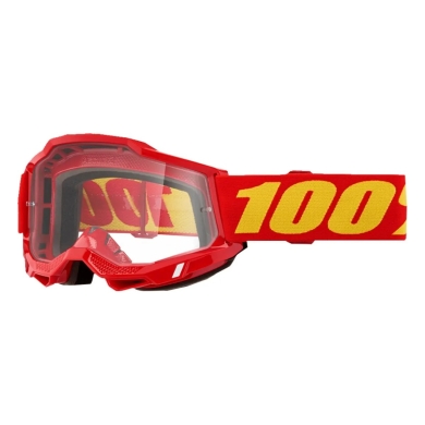 100% Accuri 2 Brille – GOGGLE ACCURI 2 rot klar