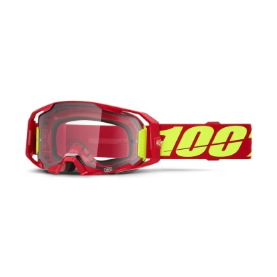 100% Armatic Brille – GOGGLE ARMATIC rot klar