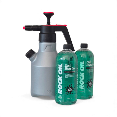 Rock Oil Dirt Blaster 2 L + 2 L Schaumsprüher – Ready to Clean!