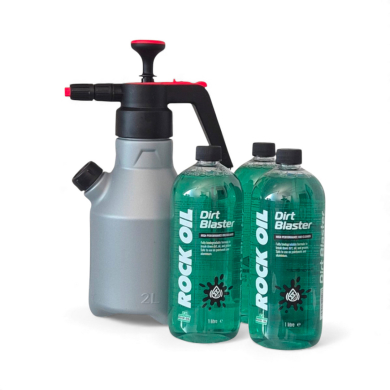 Rock Oil Dirt Blaster 3 L + 2 L Schaumsprüher – Ready to Clean!
