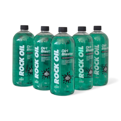 Rock Oil Dirt Blaster 5x 1 L – Hochwirksamer Bio Reiniger für dein Offroad-Bike