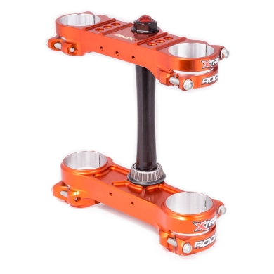 Gabelbrücke Xtrig ROCS pro für KTM offset 20-22 orange
