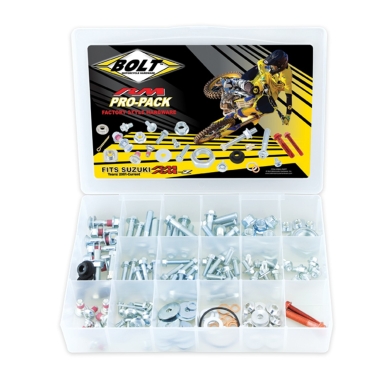 BOLT Pro-Pack Schraubenkit Suzuki RM(Z) 2001-, 180-teilig